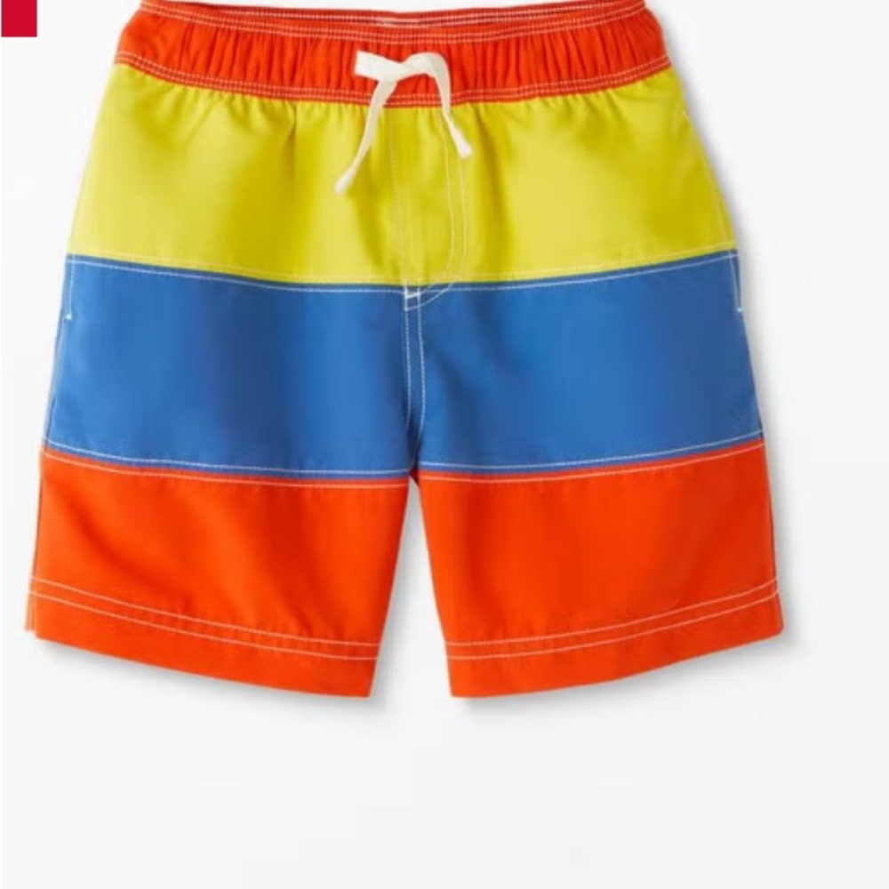Hanna Andersson Color Block Kids Swim Trunks 💦